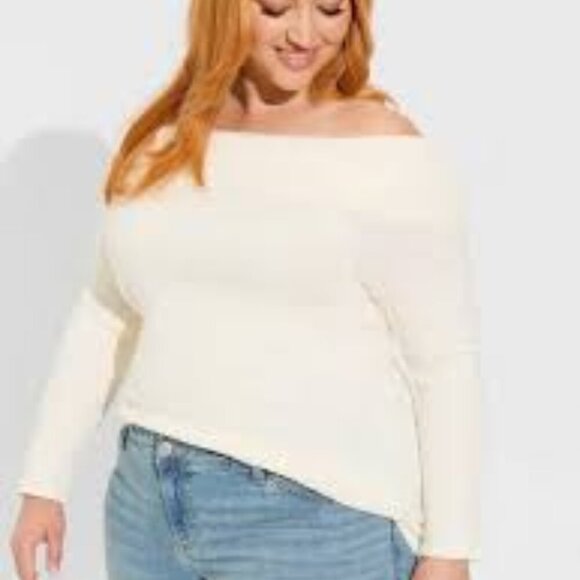 NWT Torrid Pullover Off Shoulder Sweater Pristine size 3X 22/24 - Picture 1 of 6